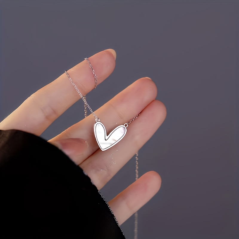 Heart-Shaped Pendant Necklace for Women